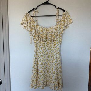 Floral Yellow Dress